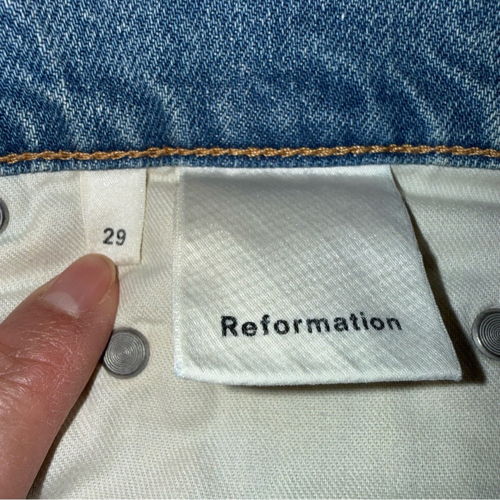 Reformation • Julia High Cigarette Jeans Size 29 - Picture 9 of 14